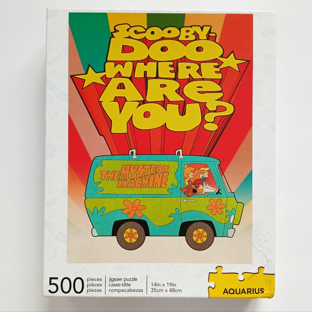 Scooby-Doo Where Are You? 500-piece puzzle by Aquarius